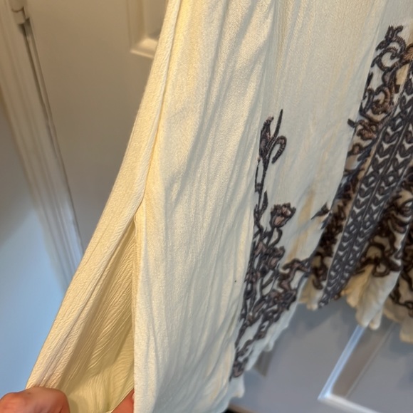 Free people flowy embroidered mini dress tunic - Picture 8 of 8